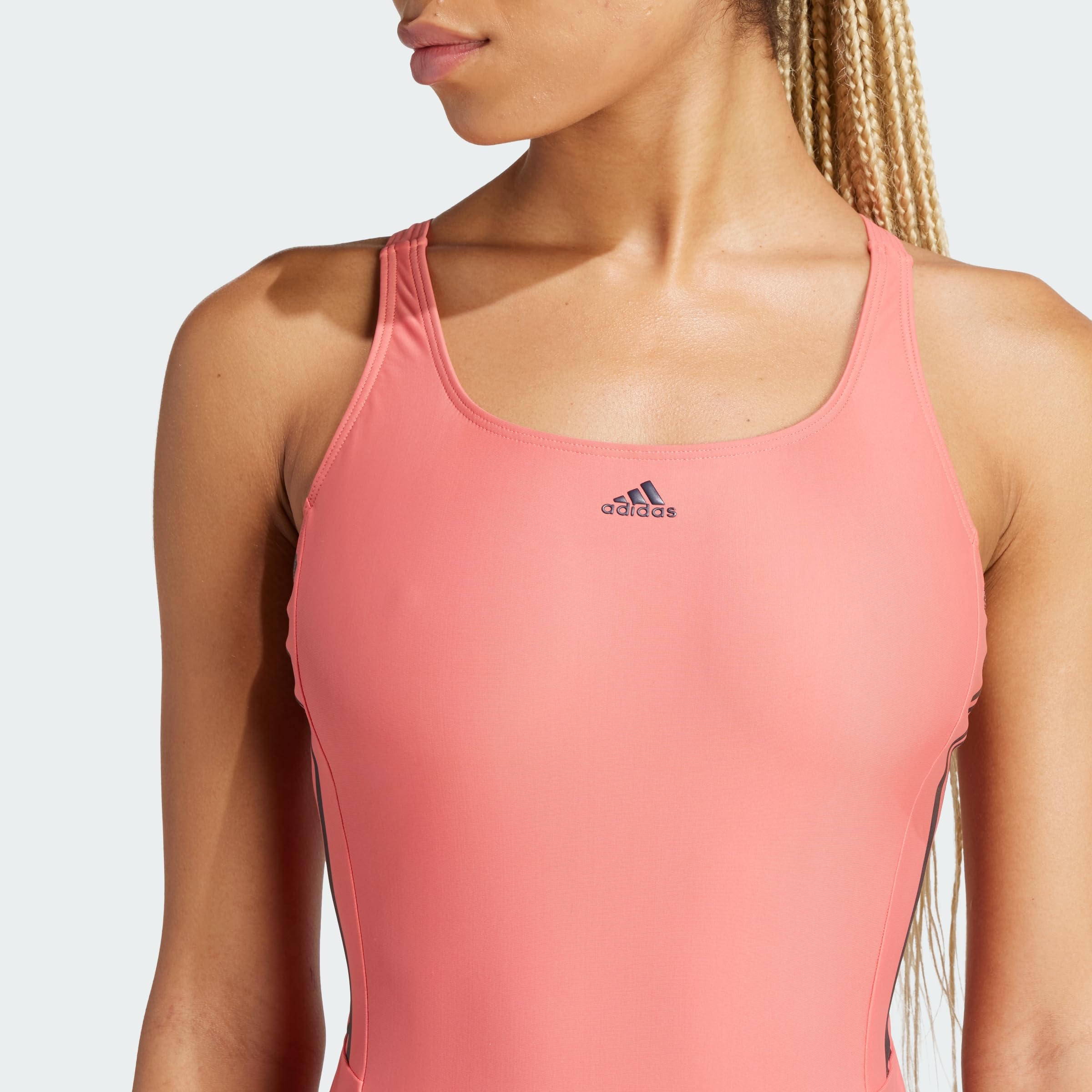 adidas Mid 3-Stripes Swimsuit Bañador Mujer