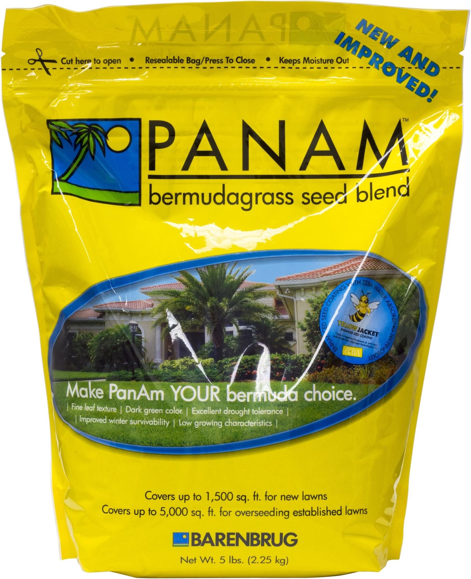 Panama (PanAm) Bermuda Grass Seed Blend Barenbrug USA Warm Season Grass Seed