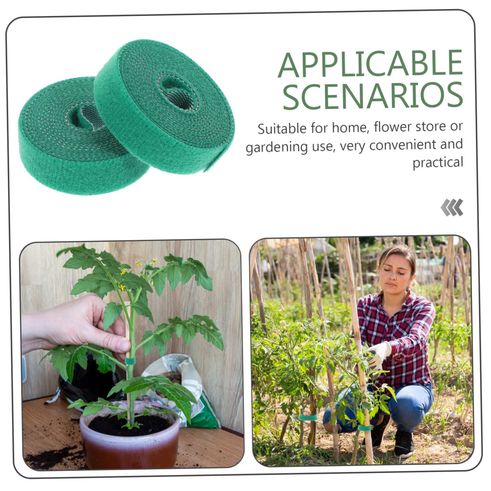 Supvox 5 Sets Gartenbinder Für Pflanzen Nylon-pflanzenbinder Starker Halt Gartenstützbänder Für Gartenbedarf 2 Stück * 5