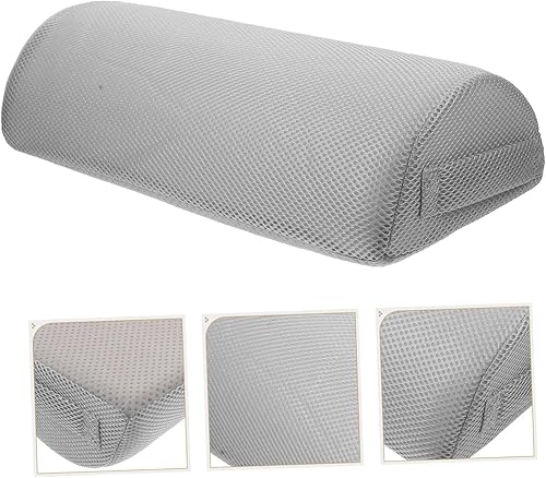 Miniatura 4 de IMIKEYA Almohada de media ronda Almohada de pierna Almohada de media luna Almohada de memoria Almohada de algodón Almohada decorativa para la