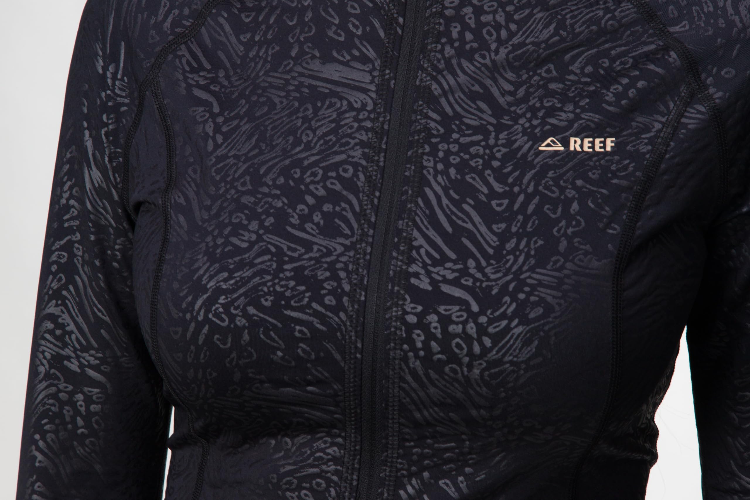 Amazon.com: REEF Women's Flex Mock Zip Up Long Sleeve Rash Guard