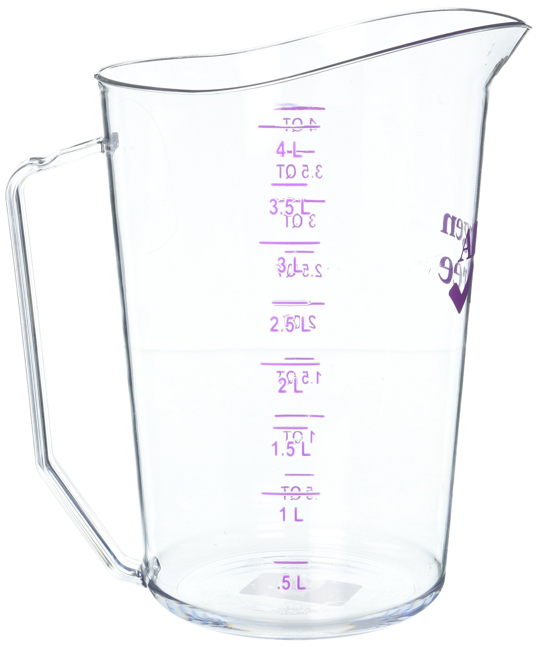 Cambro - 400MCCW441 – Verre doseur sans allergènes 4 Qt