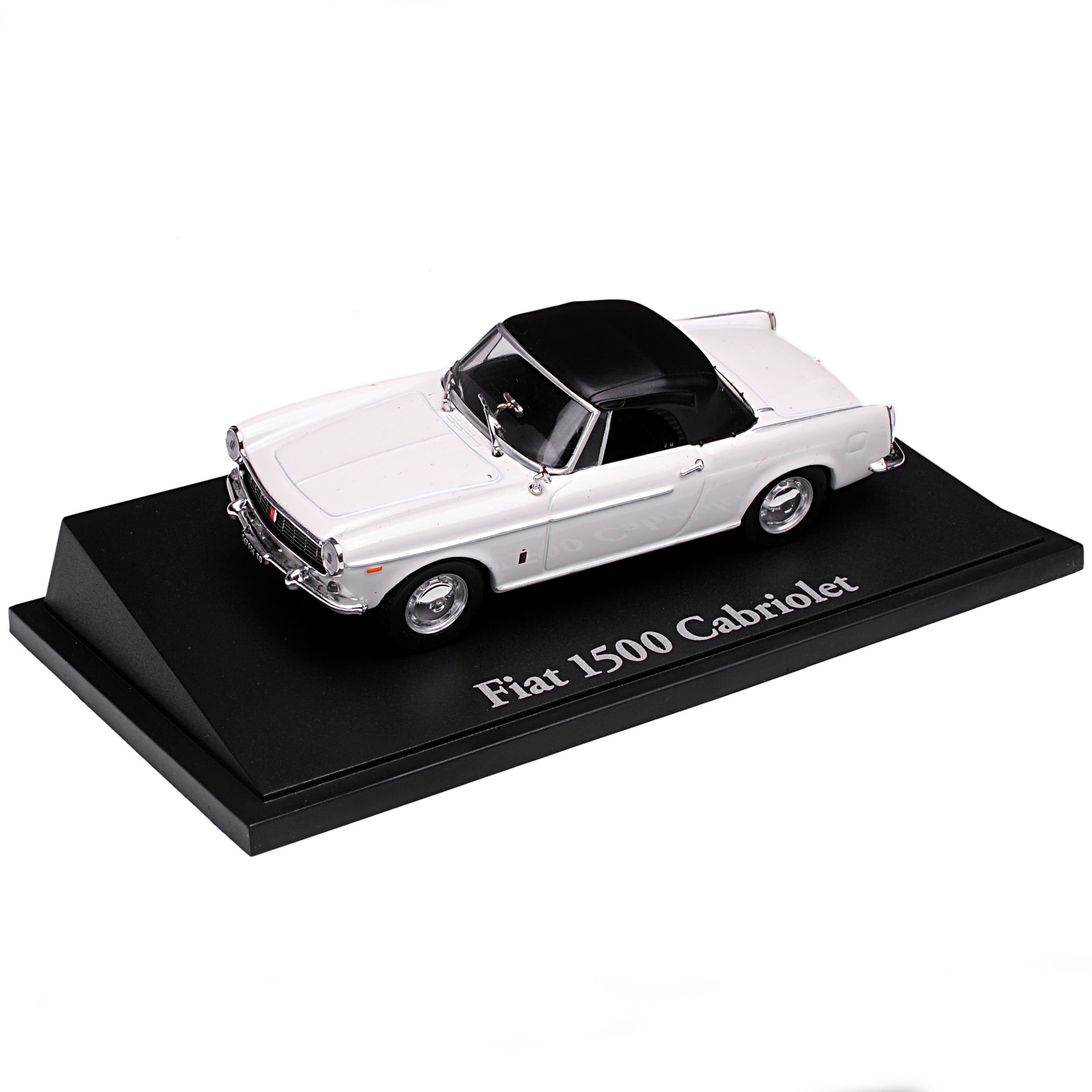 Atlas FIAT 1500 Cabriolet Weiss 1/43 Norev Modell Auto: Amazon.de