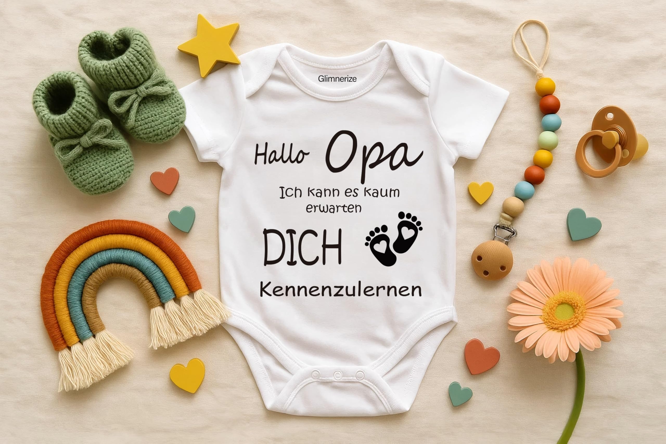 Schwangerschaftsverkündung Baby Verkündung Babybody Nachwuchs ankündigen Geschenk Gender Reveal Neugeborene ihr werdet oma und Opa