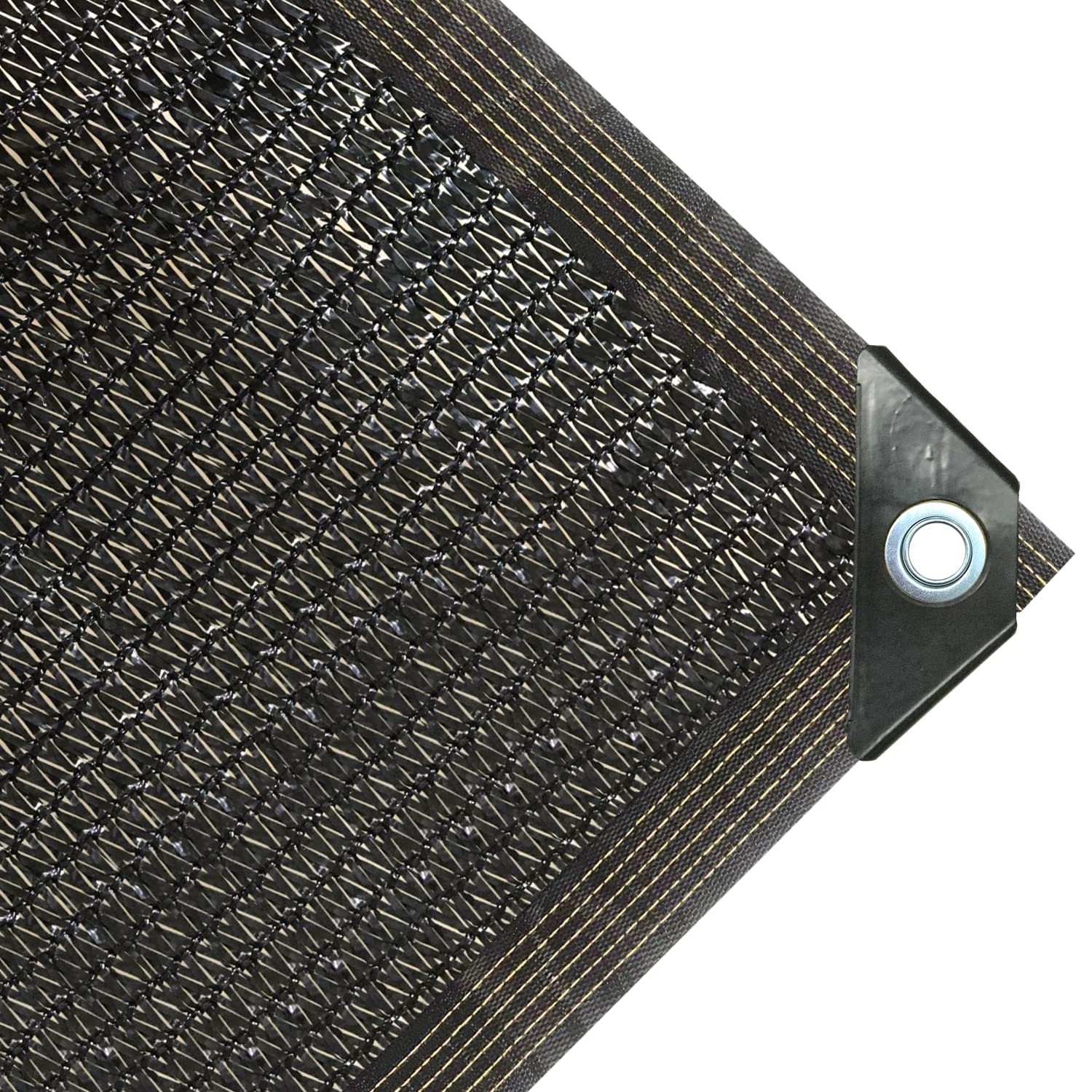 70% Black Shade Cloth with Grommets, 10 x 20 FT Garden Sunblock Mesh Tarp, UV Resistant Sun Shade Net for Plants Cover, Greenhouse, Pergola, Kennel, Chicken Coop and Patio