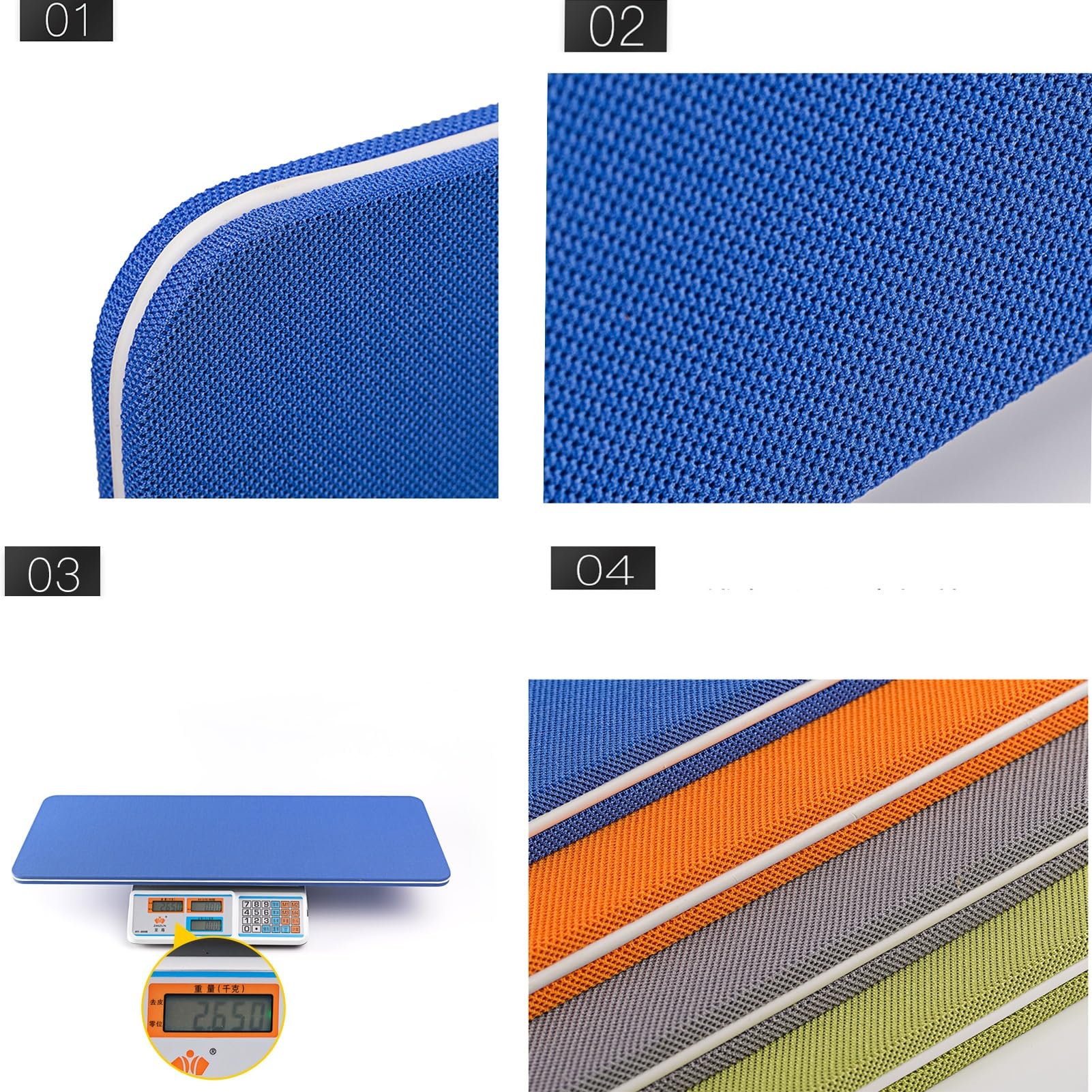 Pannello fonoassorbente rimovibile facile da installare con Eds arrotondati, verde, 100 x 30 cm, ideale per casa ufficio e Worpaces