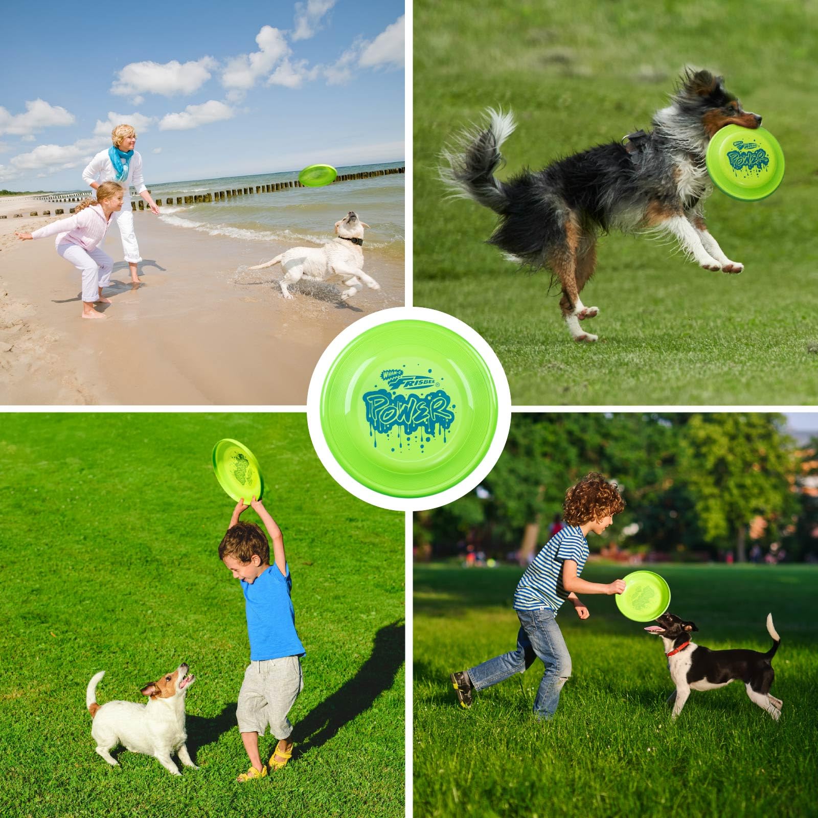 Wham-O Frisbee Disco Volante 23.75 cm Gioco per Cani Bambini Spiaggia