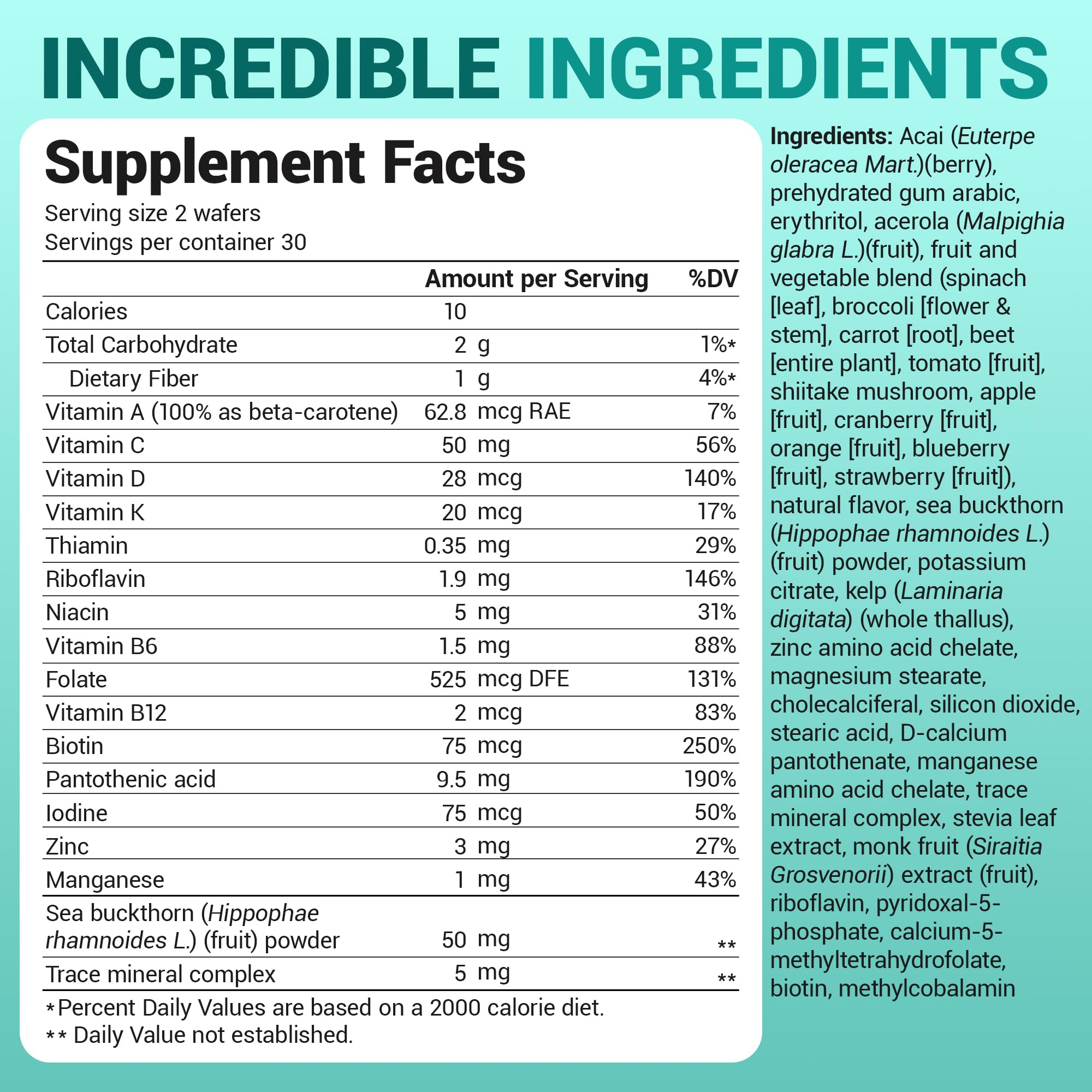 Dr. Berg Kids Chewable Multivitamins (NOT Sweetened w/Sugar) - Daily Multivitamin for Kids that Includes 20 Nutrients & Trace Mineral Complex - Mixed Berry Chewable Vitamins for Kid - Red Wafers — Amazon image 7