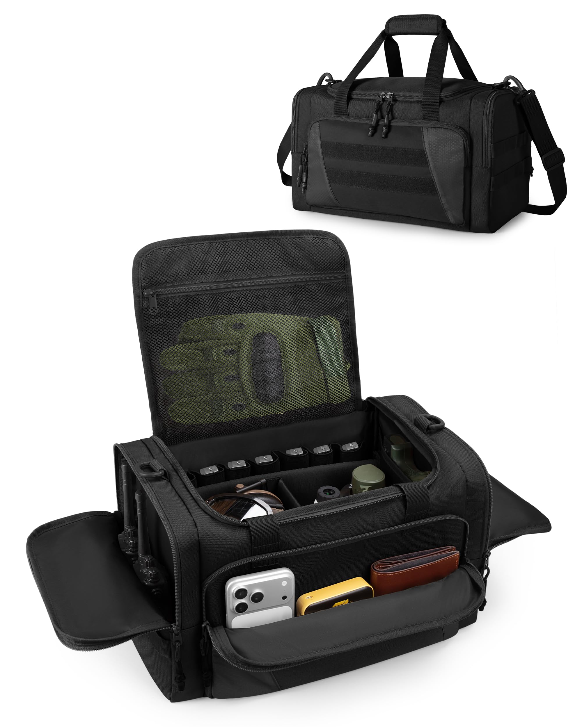Smasrob Gun Range Bag, Pistol Shooting Bag for Handguns