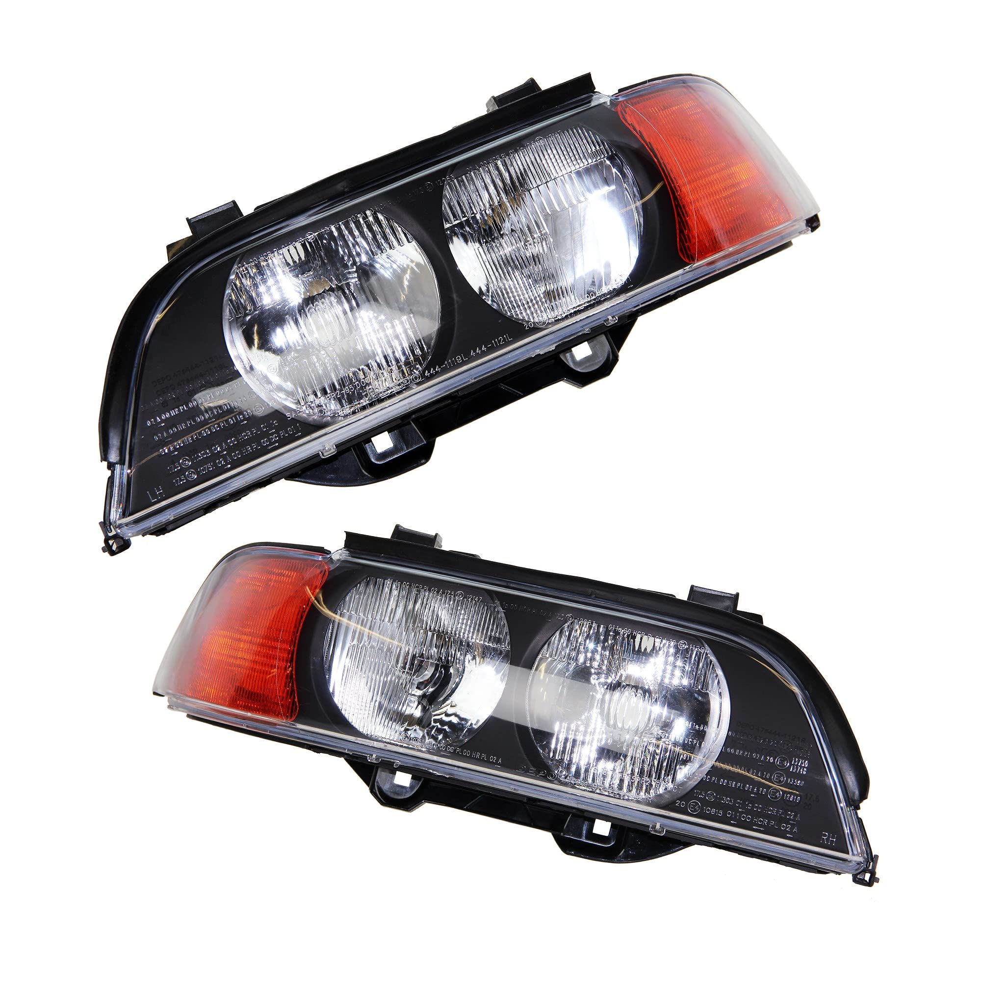 ATEC Germany 2x faros Faros delanteros Faros principales izquierda + | Compatible con: BMW 5, 5 Touring