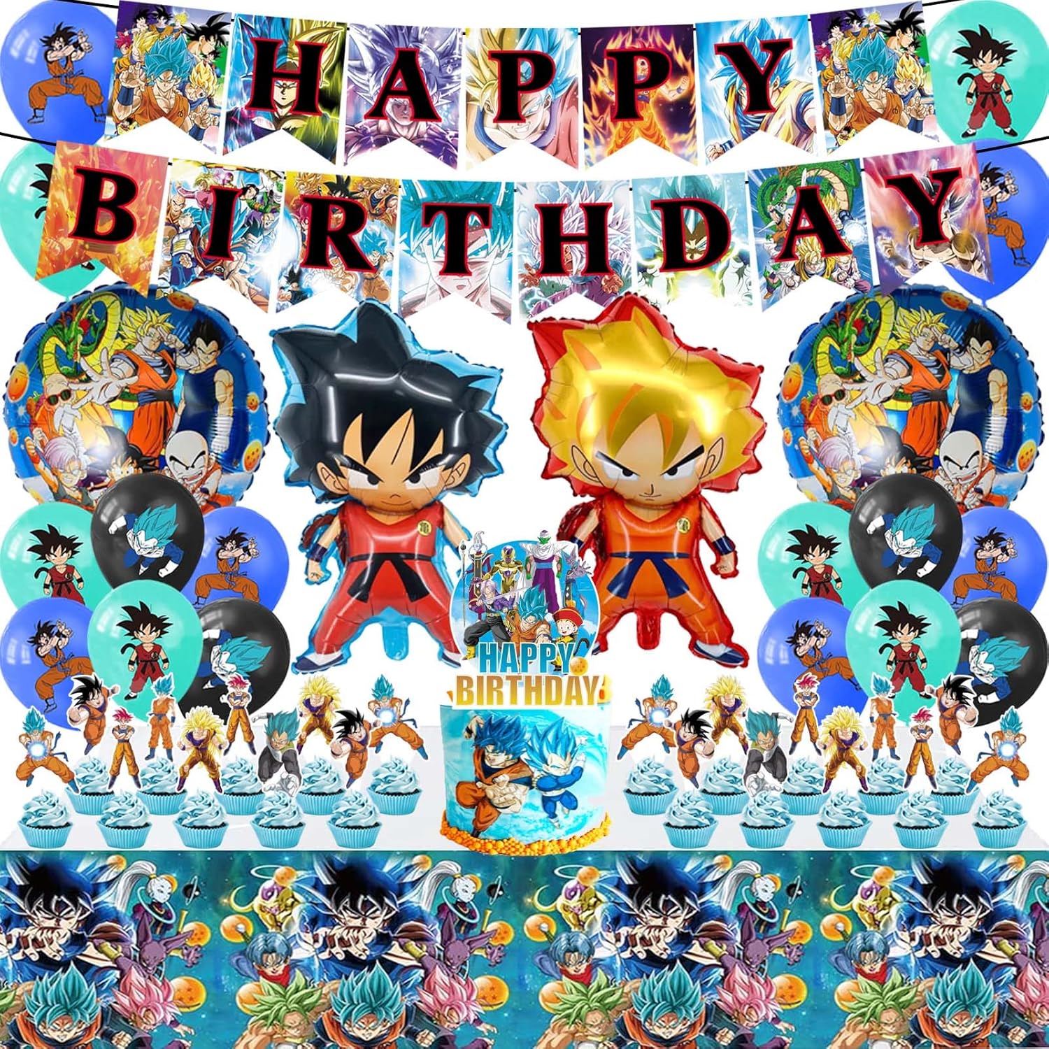 Dragon Ball Party Supplies, Dragon Ball Z Birthday Party