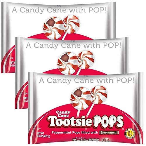 Miniatura 1 de Tootsie Pops de bastón de caramelo de menta (paquete de 3)