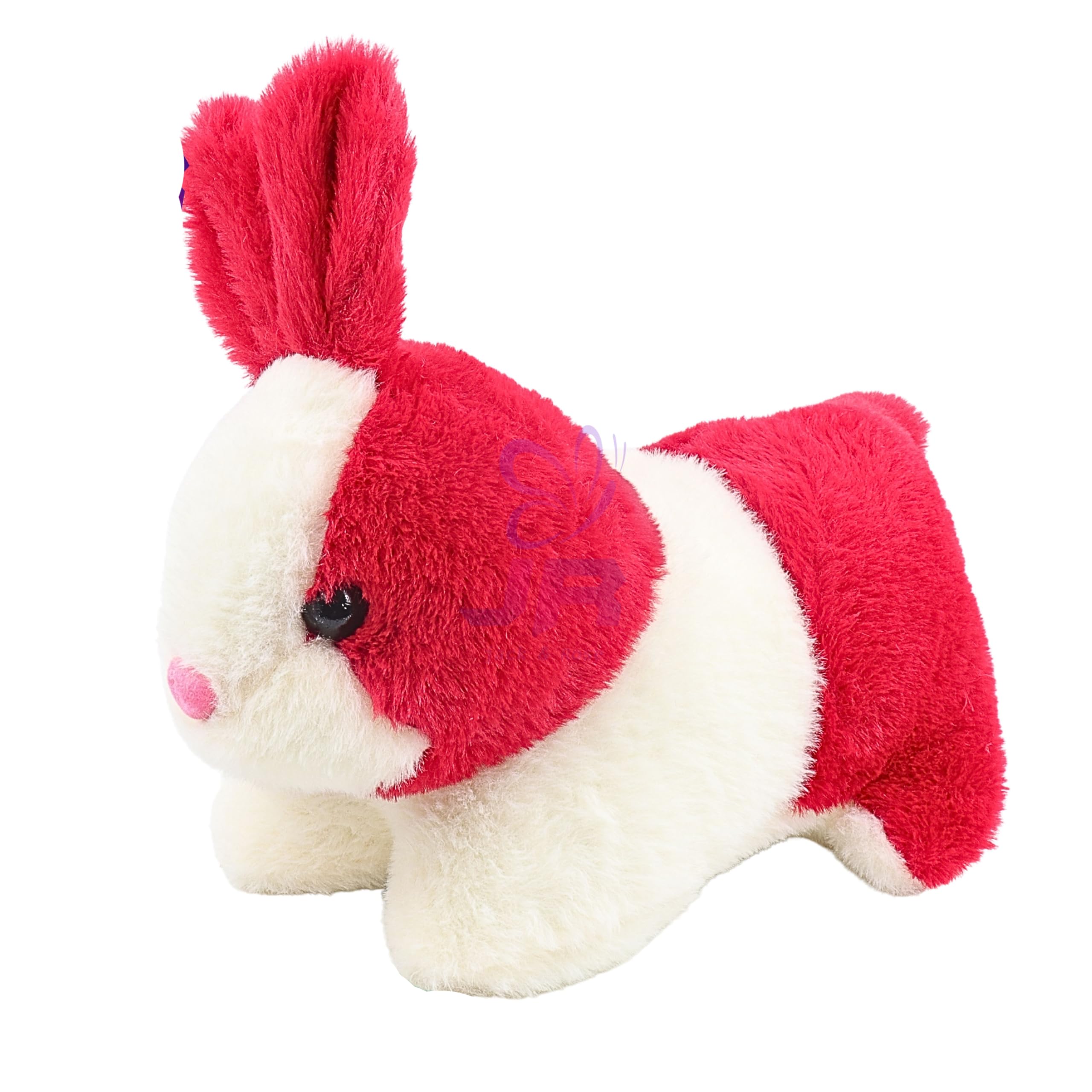 JR JACK & ROSE Rabbit Plush Cute Rabbit Soft Toys Animal Home Decor Baby/Boys/Girls (Red)