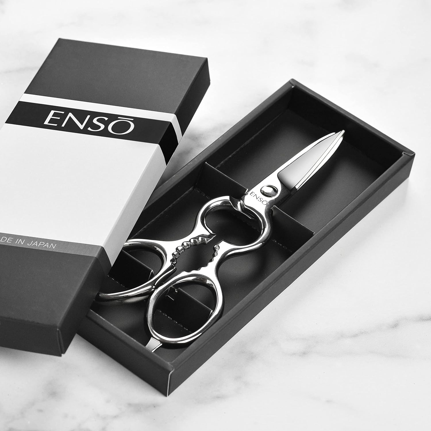 Enso Kitchen Shears – Made in Japan – Multipurpose Take-Apart Forged Stainless Steel Scissors