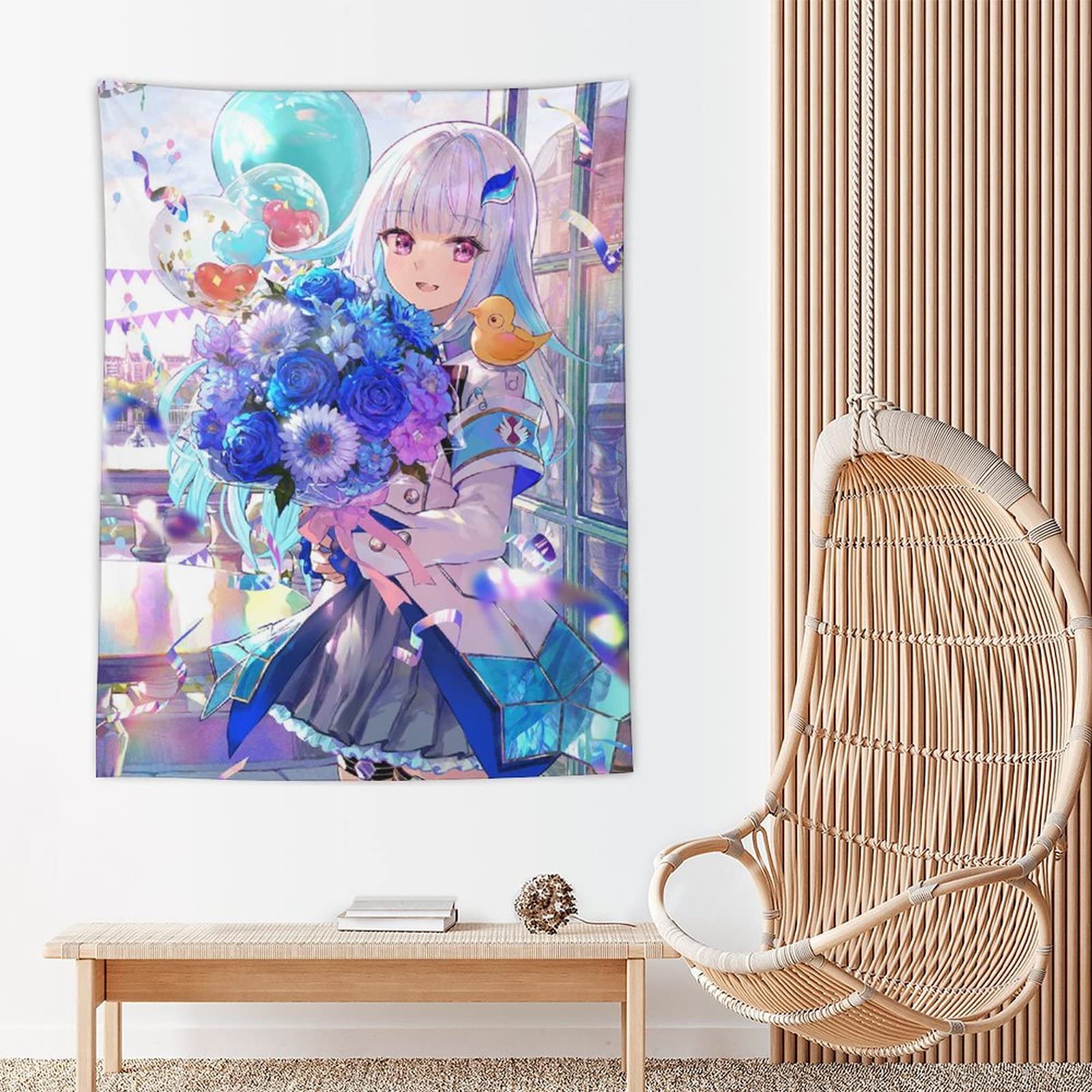 Amazon.co.jp: タペストリー 可愛い キャラクター柄 リゼ・ヘルエスタ 