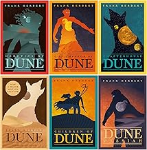 Dune Series 6 Book Set (Dune, Dune Messiah, Children of Dune, God Emperor Of Dune, Heretics Of Dune & Chapter House Dune)
