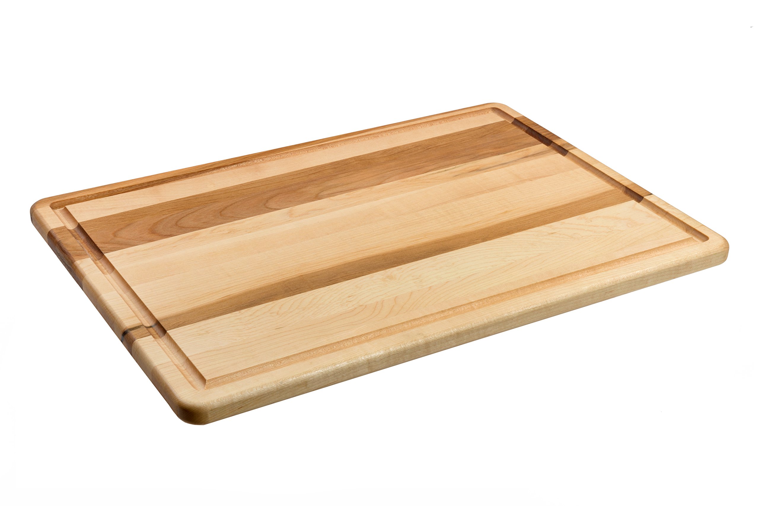 Labell L12180 Canadian Maple Cutting Board with Groove, 12Wx18L