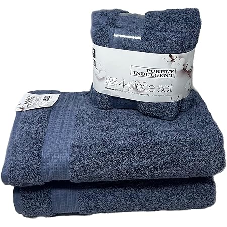 Amazon.com: Purely Indulgent 100% HydroCotton | Includes: 2 Luxury Bath ...