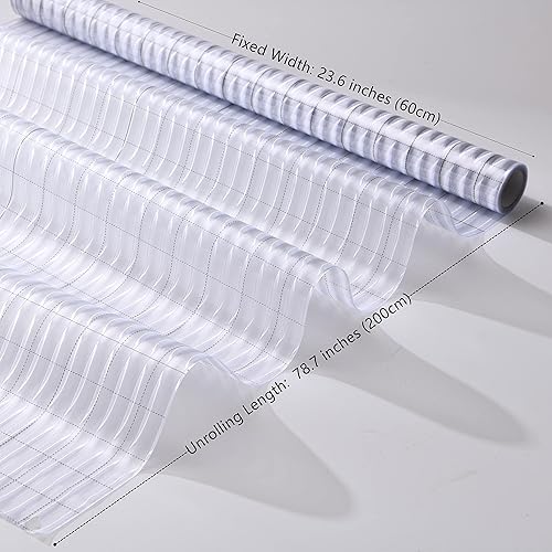 Vista 9 de FEOMOS Película de privacidad para ventana, película de vidrio con juncos, película decorativa para ventana, puerta, gabinete, no adhesiva, anti