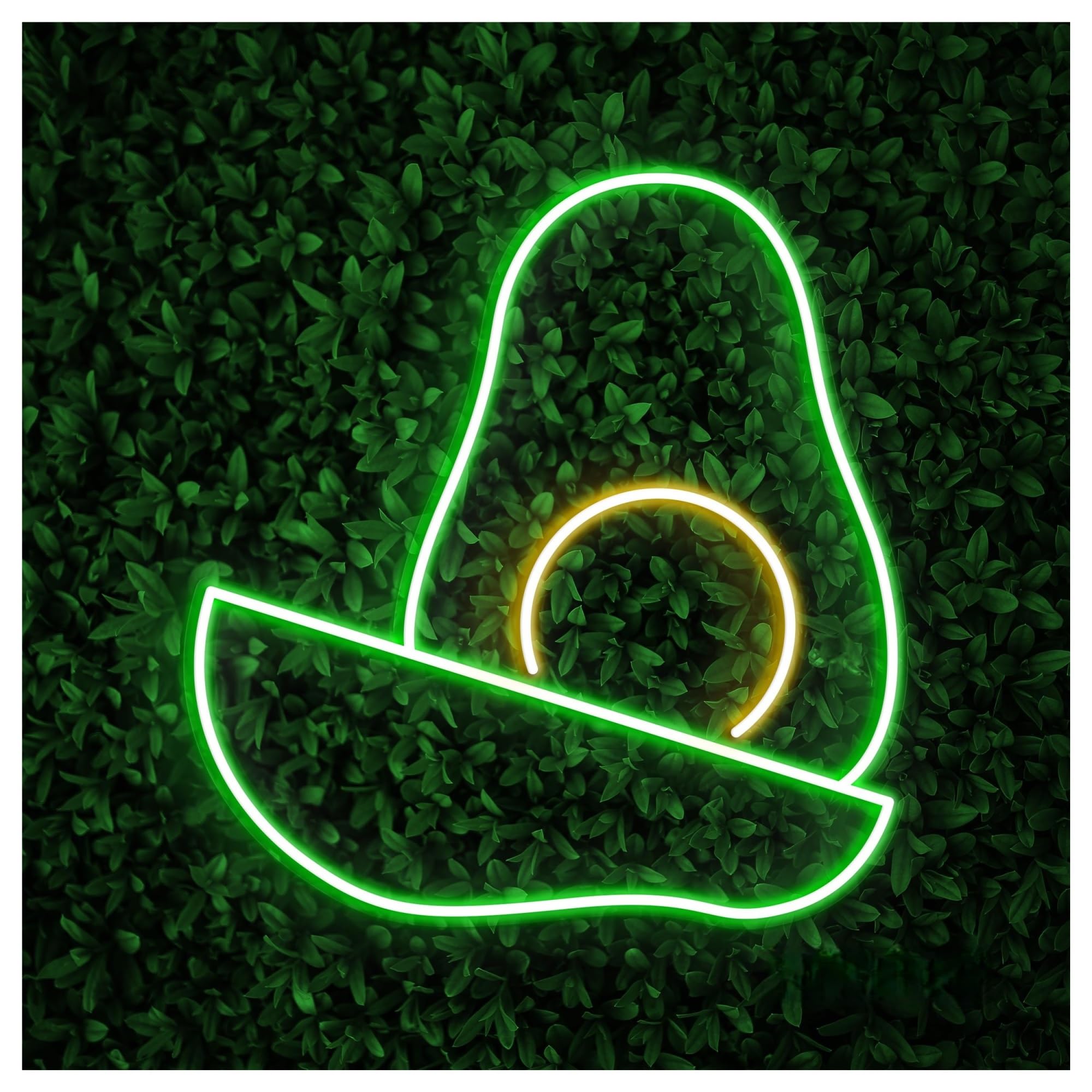 Hanging Art Neon Signs Avocado Neon Sign, Suitable For Fruit Shop Decor With Brightness Adjustable 36cm