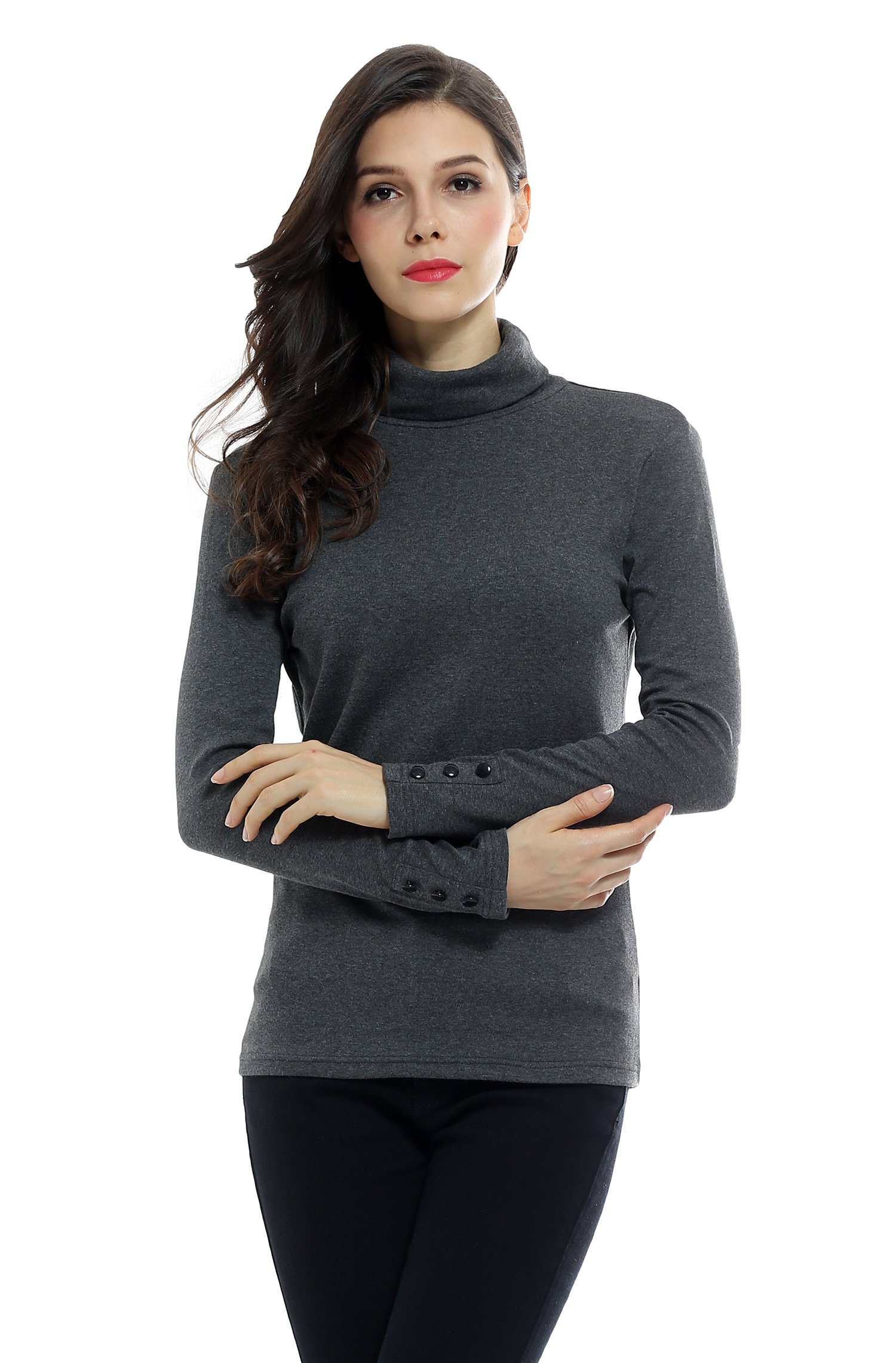 SofishieLong Sleeve Shirt with Turtle-Neck
