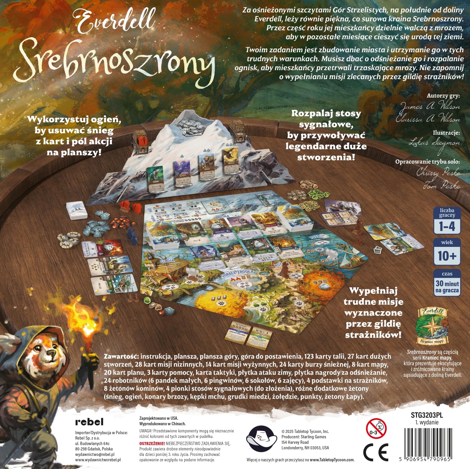 Rebel | Everdell: Srebrnoszrony | Gra Planszowa | 1-4 Graczy | Od 10 lat | Czas gry: ok. 75 minut | Edycja polska