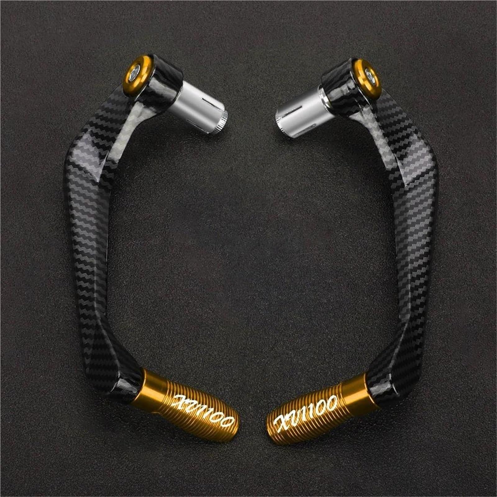 Zapora Gold A Controls Parts Motorcycle Handlebar Brake Clutch Lever Handguard Protector Parts For Yamaha Xv1000 1984 1985 For Virago 1986-1997(Gold A)
