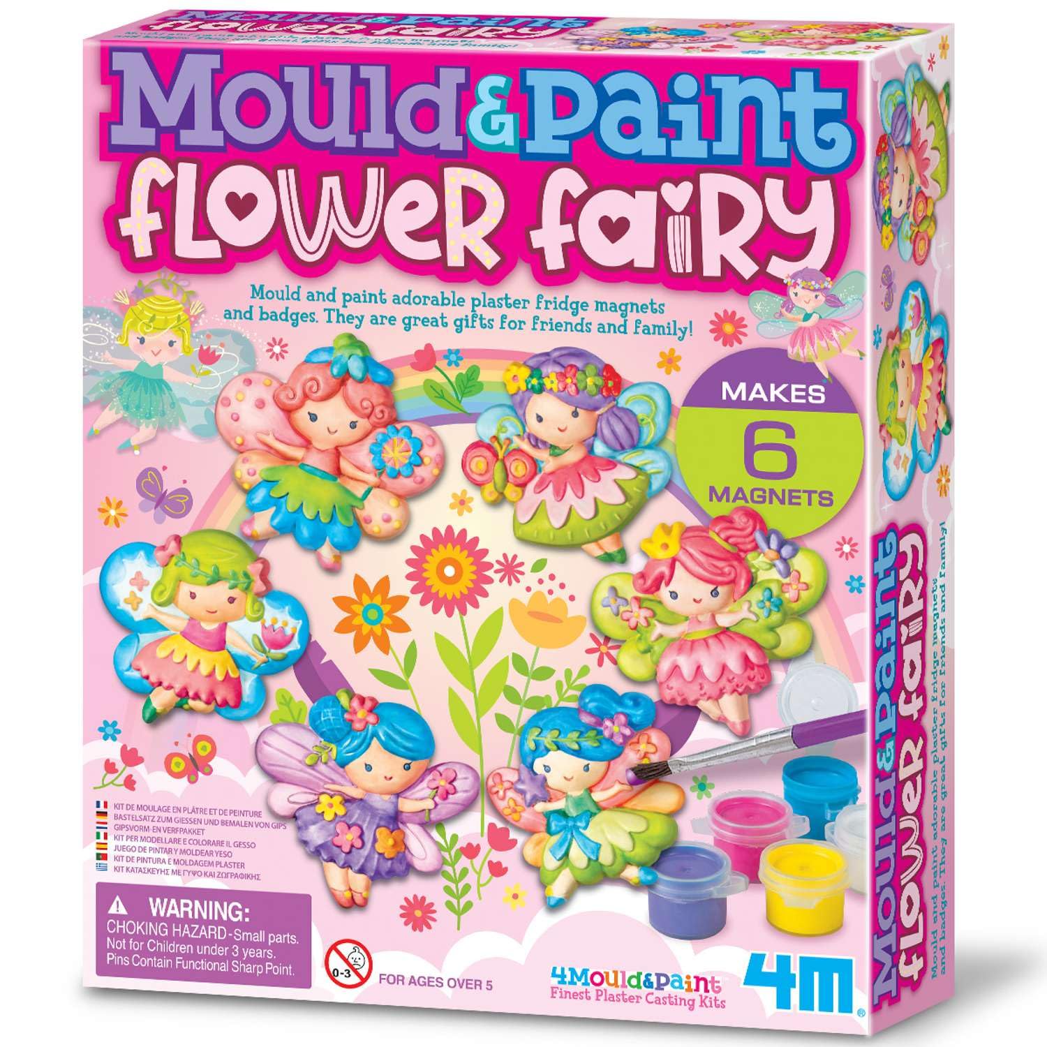 4M 3498 3524 Mould And Paint Glitter Fairy Art And Craft Toy