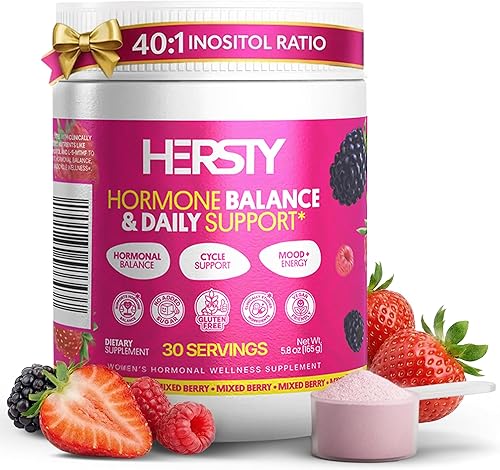 Myo-inositol y D-Chiro Inositol 40:1 Polvo de magnesio para mujeres, con L-5-MTHF, vitamina D3, zinc magnesio, selenio y yodo, equilibrio hormonal