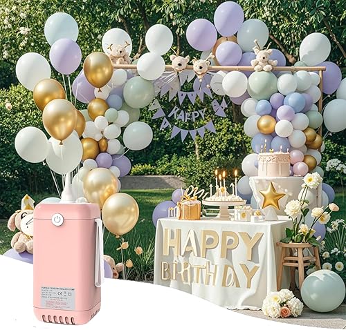 Miniatura 2 de Electric Balloon Pump,2-in-1 Balloon Inflator Machine for Balloons at Home,Balloon Air Pump Single Nozzle Inflator Balloons Filling for Party