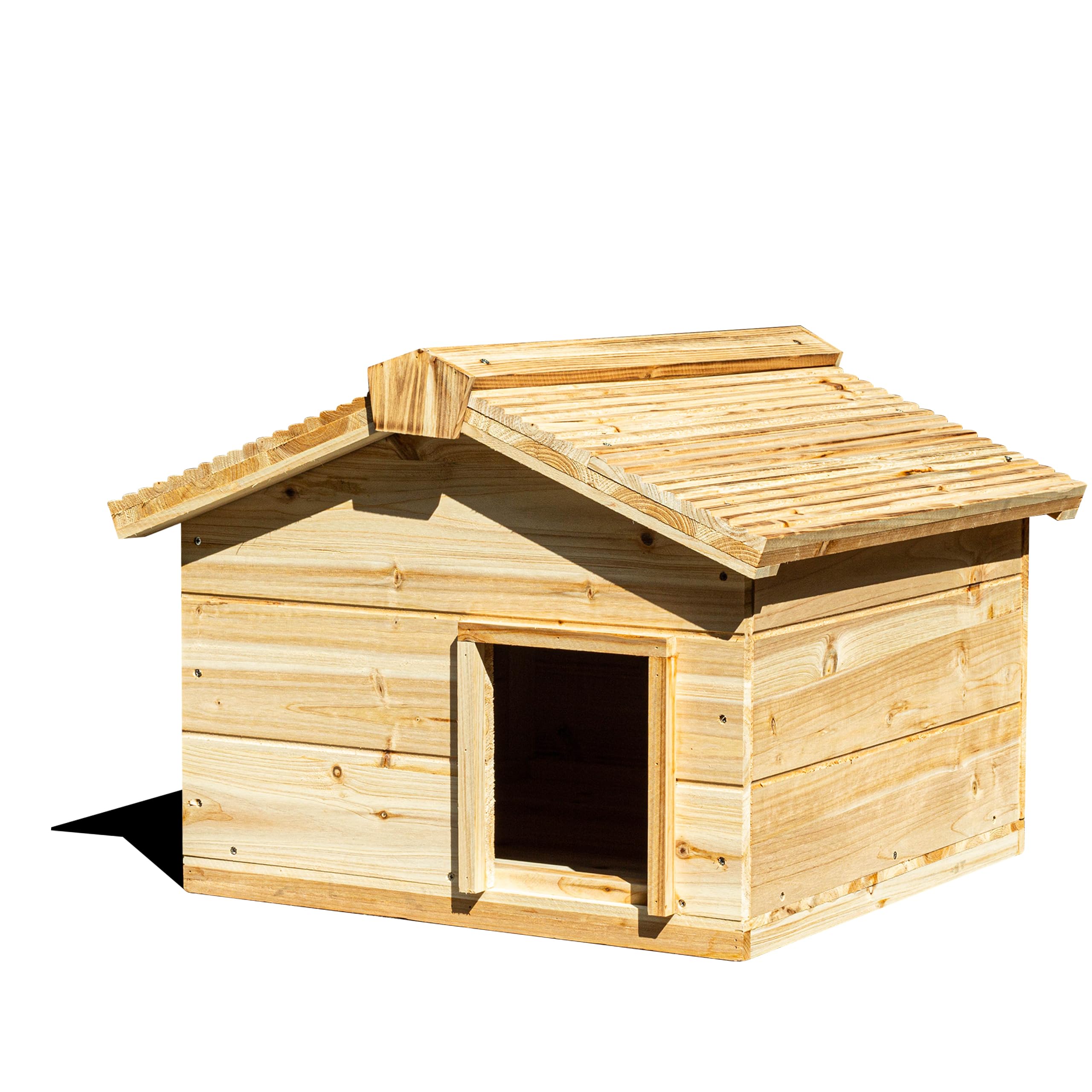 BalterFF Cat Houses for Outdoor Cats Wooden Weatherproof Shelter Winter Stray Cat Houses