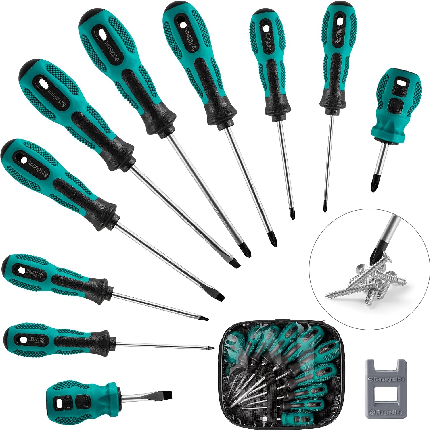 10-piece screwdriver set with magnetic tip Panama | Ubuy
