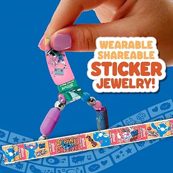 STICKI ROLLS Stitch Capsule, Wearable Sticker Jewellery, Collectable Toys, Disney Stitch, Styles May Vary, One Supplied at Random (Pack of 2)