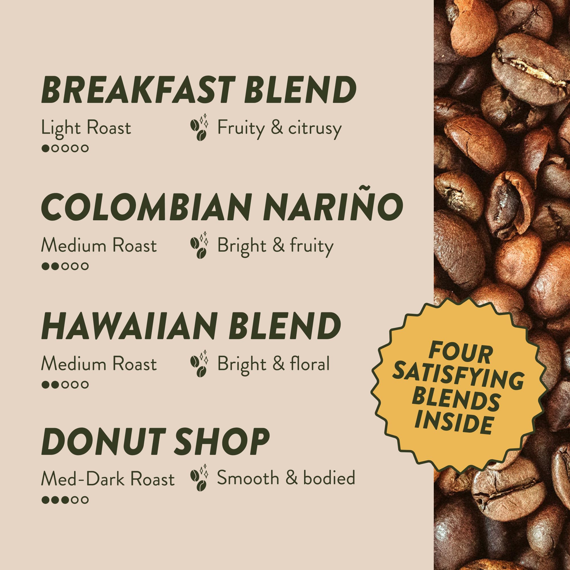 Angelino's Coffee, 96 unidades, compatible con cafeteras Keurig 2.0 K-Cup (variedad de tostado medio, 96 unidades)