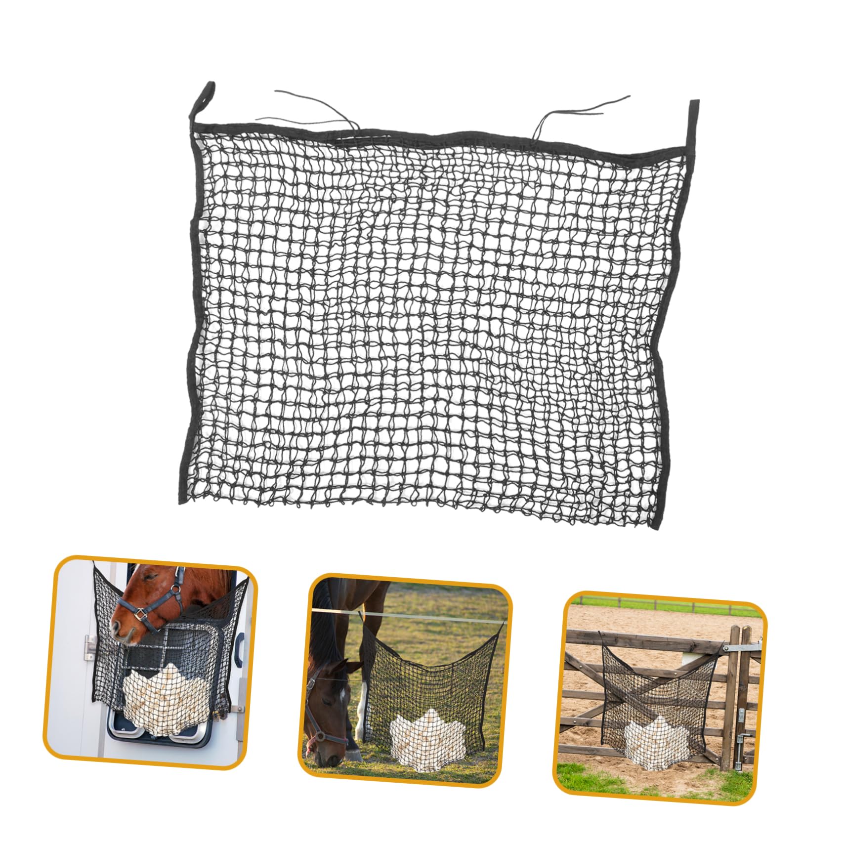 Red De Heno Para Caballos, Alimentador De Heno Lento, Red Colgante, Bolsa De , Bolsa De Red Para Heno Para Alimentación De Caballos Y Cabras