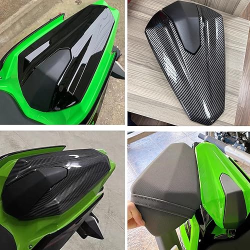Miniatura 6 de Para Ninja 400 Z400, accesorios de motocicleta, cubierta trasera para asiento de pasajero trasero (grano de carbono)