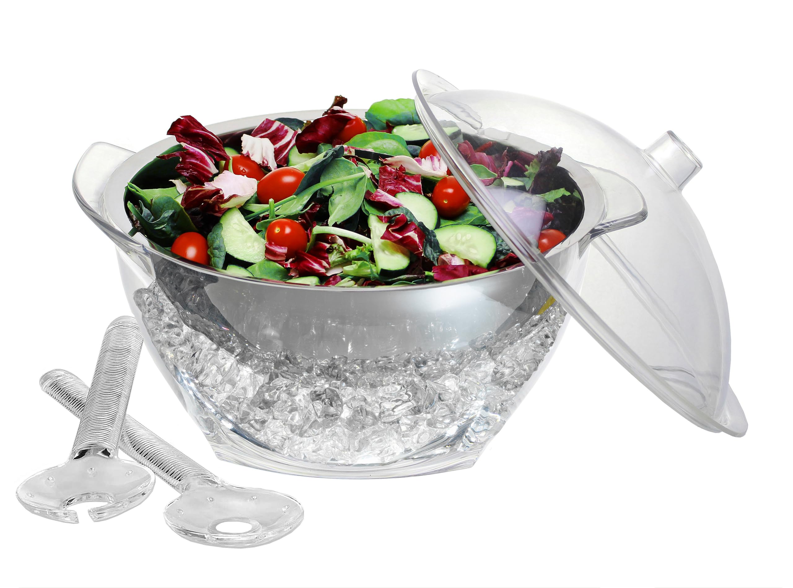 Prodyne BOWL, ICED Salad-4 Qt, Off-white