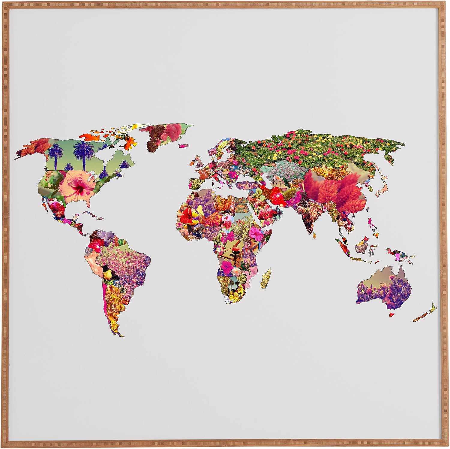 Deny Designs Bianca Green Its Your World Framed Wall Art, 18" x 24", Poster