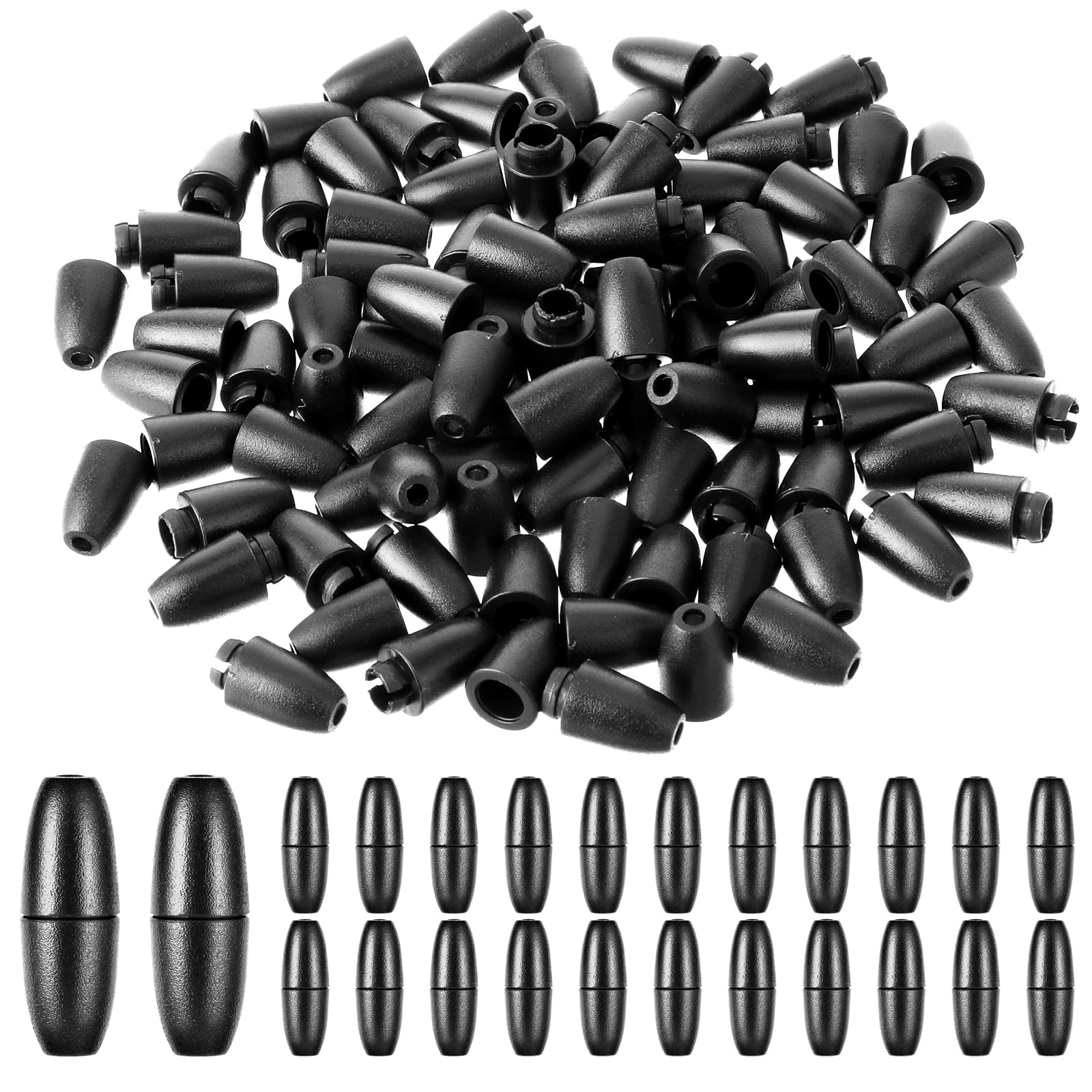 Fermoir Bracelet Paracorde 20 Boucles Plastique Pour Sangles 10mm