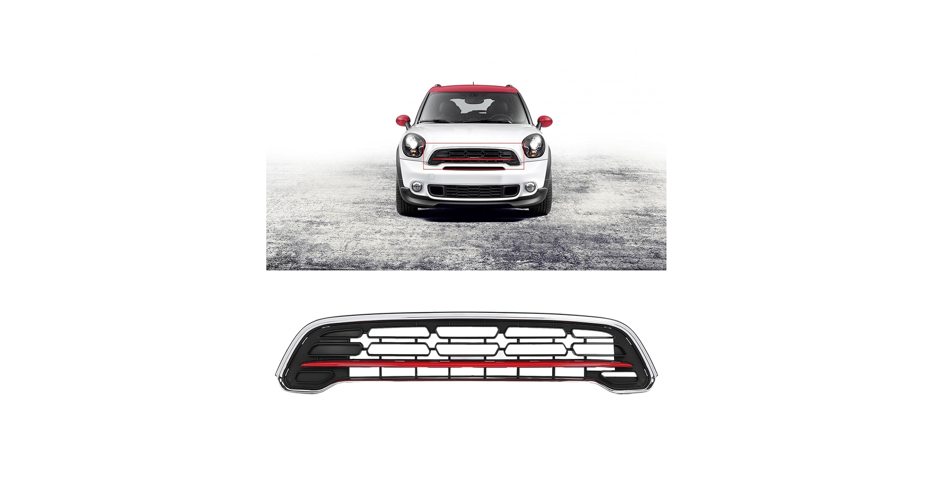 Amazon | フロントロアグリルラジエーターシャッターグリル