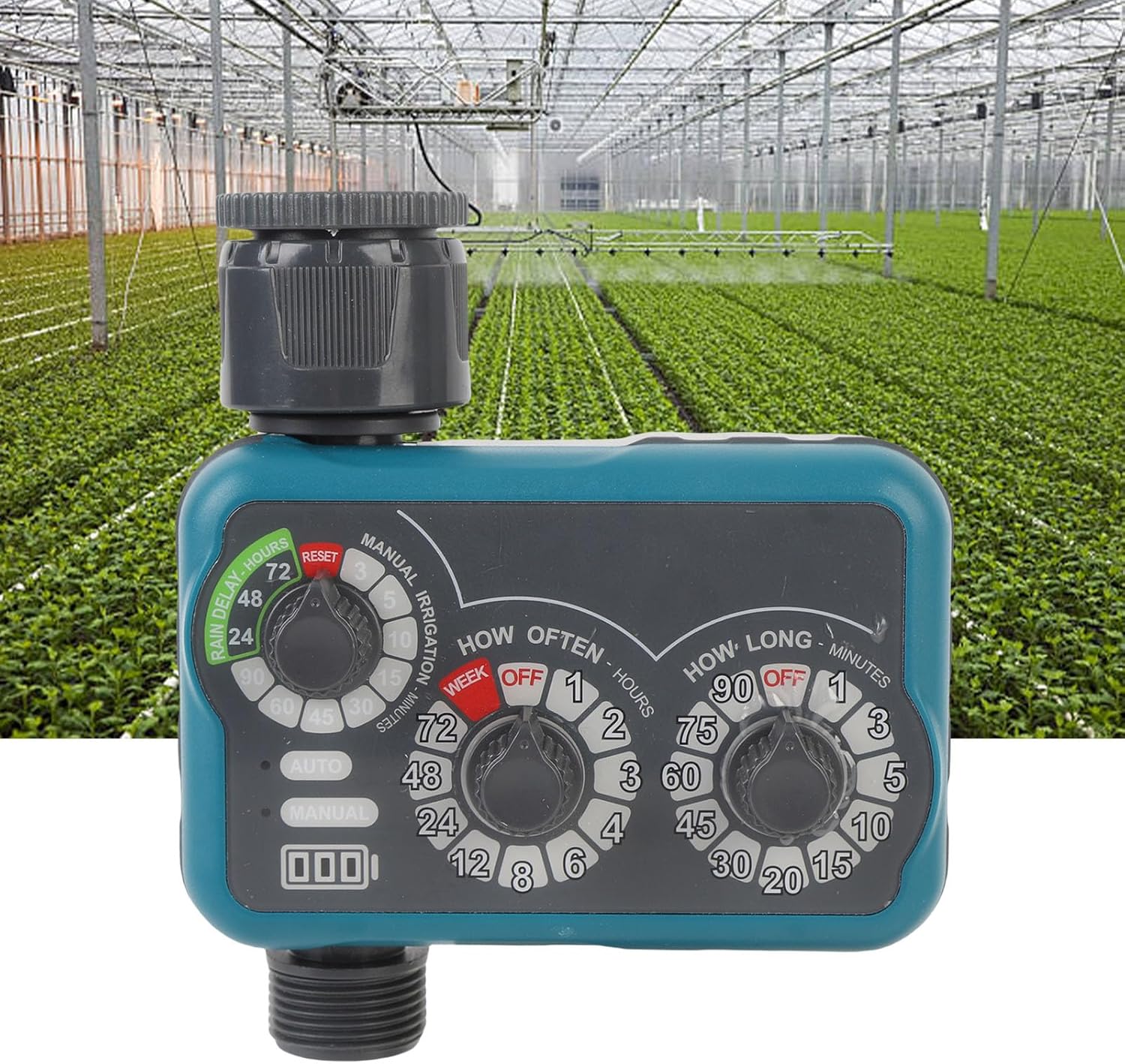 Generic Watering Timer Energy Saving Sprinkler Timer with Rain Delay for Garden Irrigation