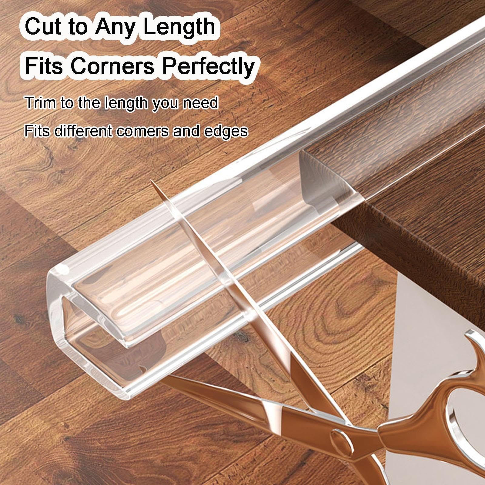 Protege Coin de Table en Forme de U, PVC, 4m Protection Angle Meuble