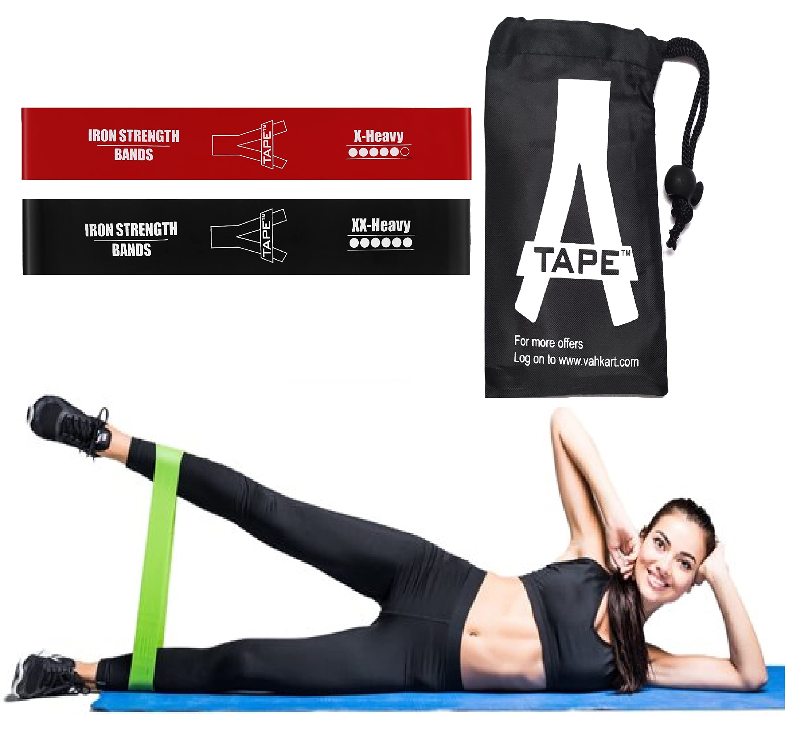See full amazon price history chart for A-Tape Exercise Sports Loop Band | Xx-Heavy & X-Heavy (Pack of 2, Black | Red) Resistance Band A-Tape Exercise Sports Loop Band | Xx-Heavy & X-Heavy (Pack of 2, Black | Red) Resistance Band (B0B6FQCTW7) Amazon Price History, Amazon Price Tracker