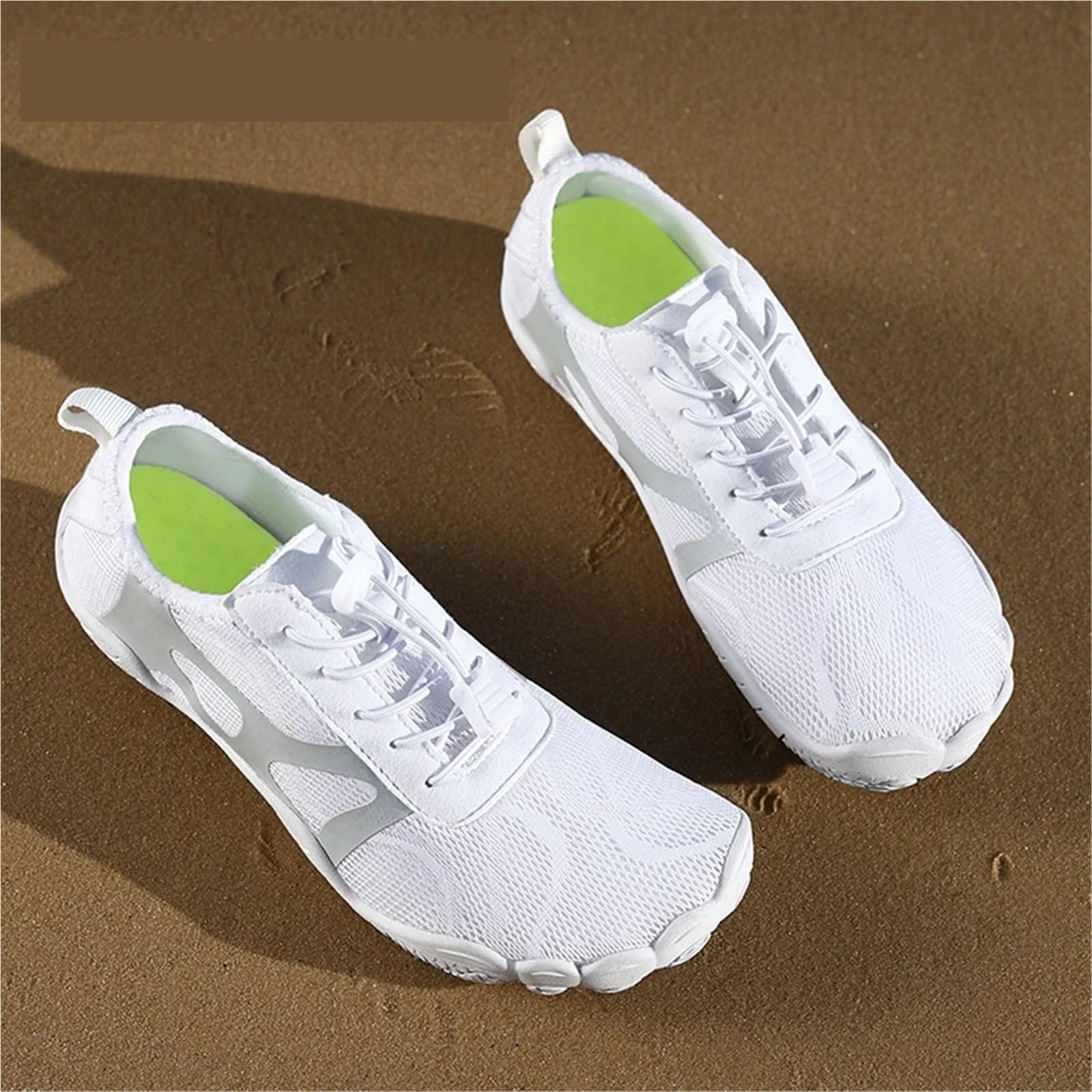 Zapatos De Agua Zapatos de Agua de Verano for Hombre, Zapatos Descalzos, Zapatillas de Playa, Zapatos acuáticos for Hombre, Calcetines de baño for Buceo, Zapatos for Mujer(Beige,45)