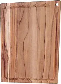 Tábua De Corte Retangular 40cmx28cm Tábua De Churrasco Madeira Teca Tramontina