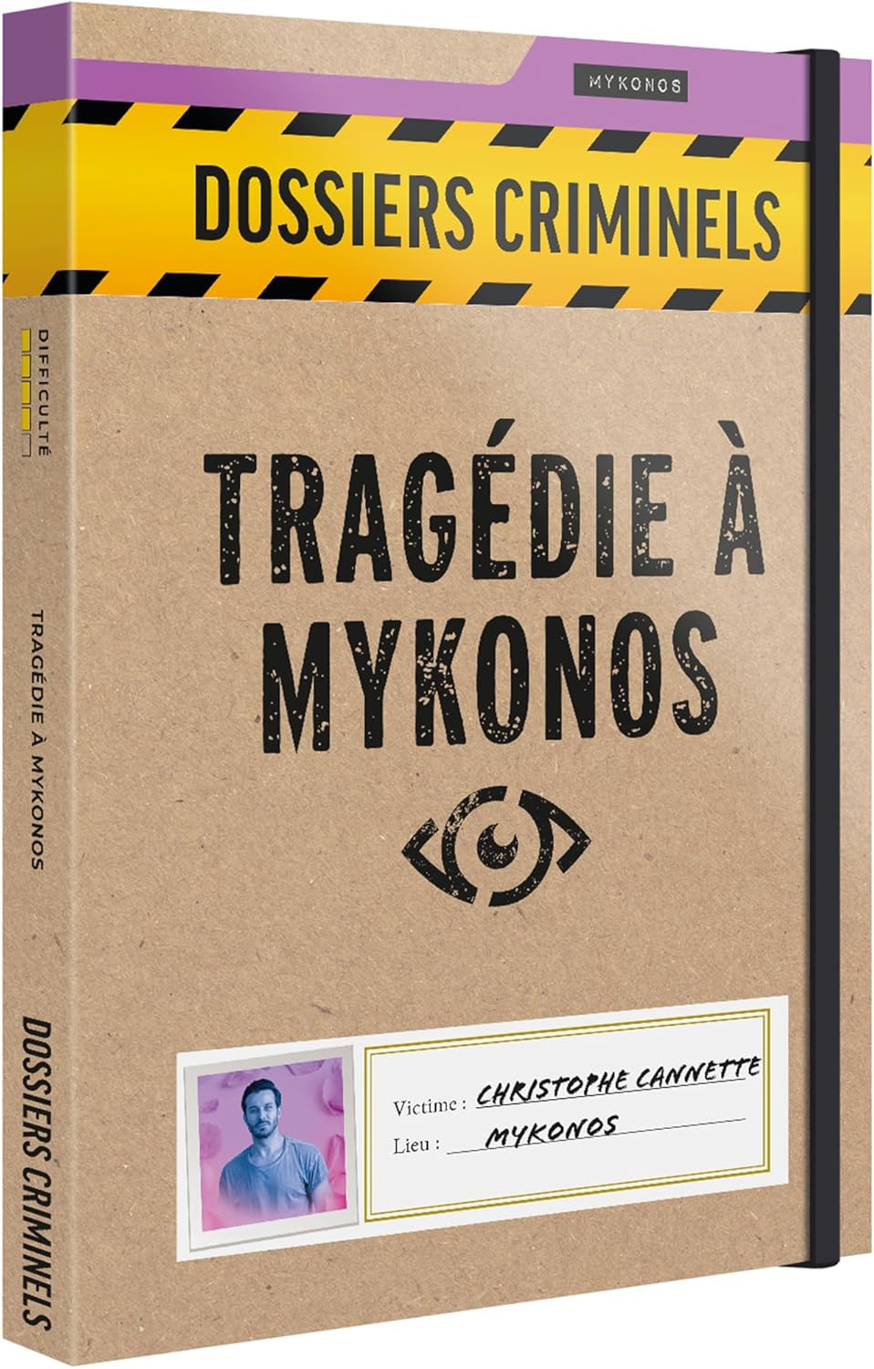 Criminal Records - Tragedy in Mykonos - Cruel End Of Career for Christophe Cannette - Board Game Escape Game - Immersive and Collaborative Investigation Game, 1-6 Players