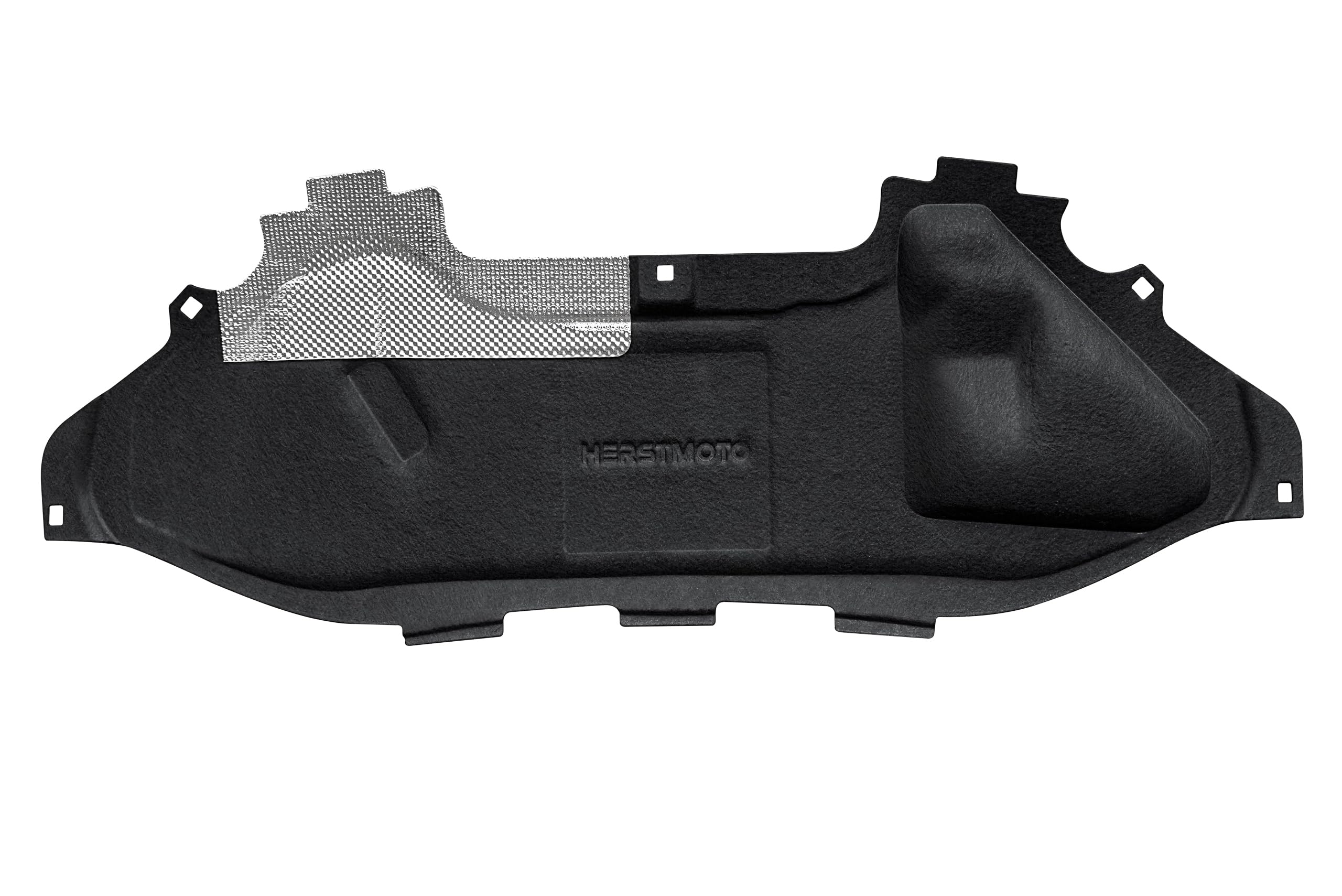 Dämmmatte Motorhaube Motorhaubendämmung Motorraumdämmung mit Clips kompatibel mit FIAT 500 2007-2024 51968984