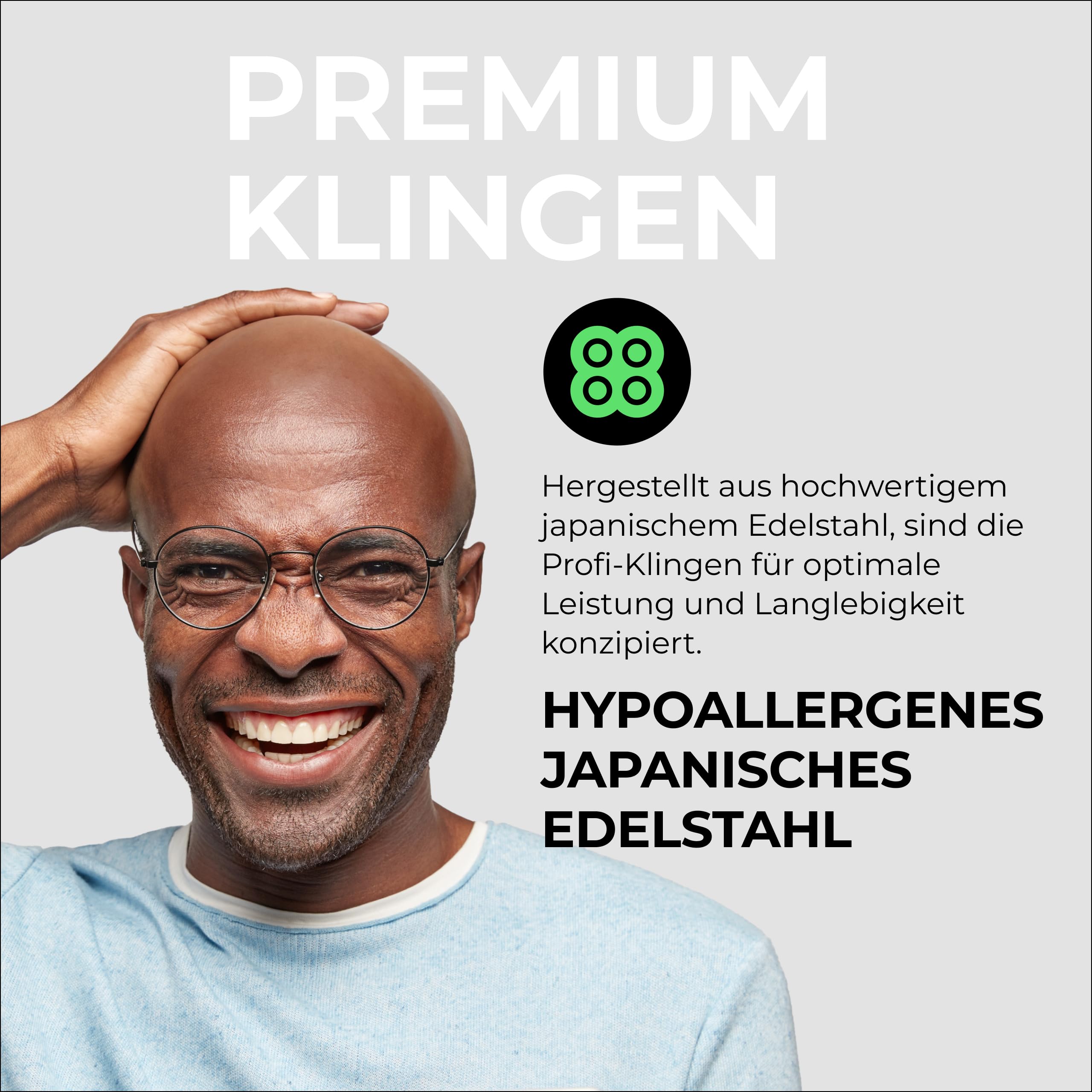 Skull Shaver Pitbull Silver Pro SX5 Kopf- und Gesichtsrasierer Elektrorasierer für Herren Nass Trocken Kabellos Wasserfest