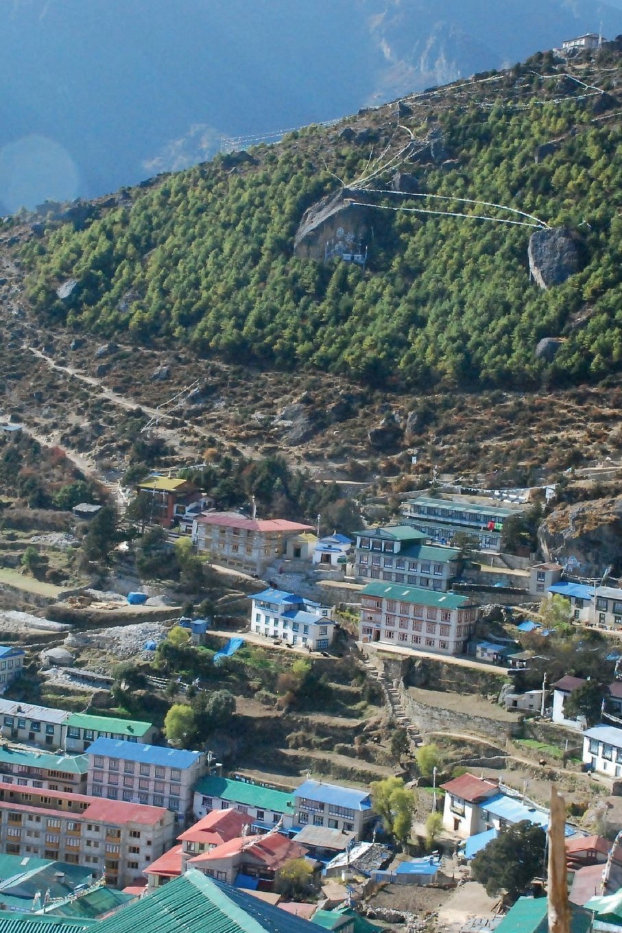 Namche Bazar Nepal Journal: 150 page lined notebook/diary