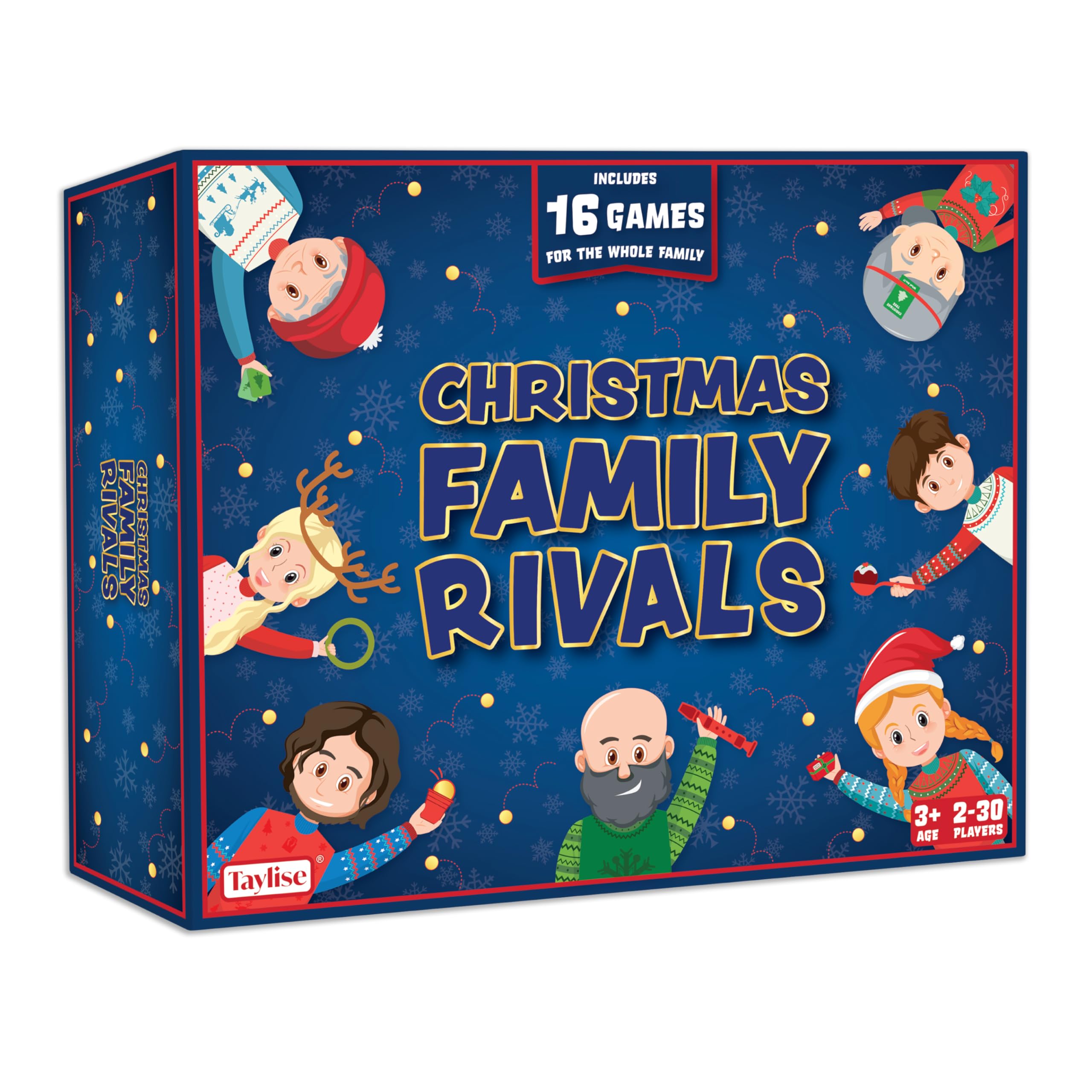 150 Piece Round Christmas Jigsaw Puzzle For Kids - Eco-Friendly Recycled Card Puzzle In Gift Box